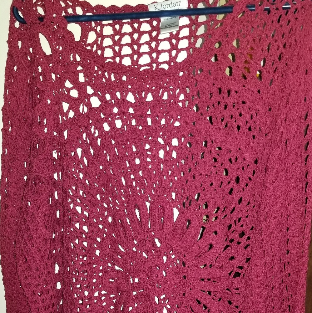 Crochet sweater